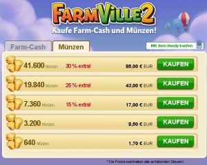FarmVille 2 Farm-Chash kaufen