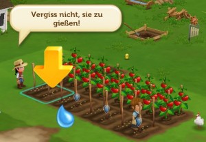 FarmVille 2 Vergiss nicht zu gießen