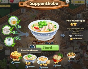 ChefVille Reis Reisnudeln Suppentheke Pho-Nudelsuppe
