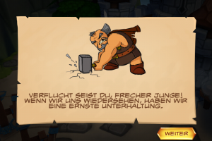 Royal Revolt Levelendspruch