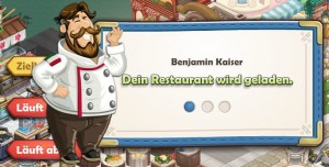 ChefVille Nachbarn Wartebildschirm