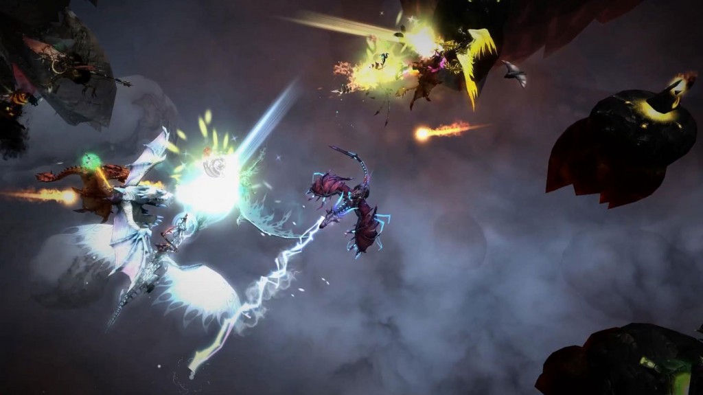 Dragons and Titans - Kampf