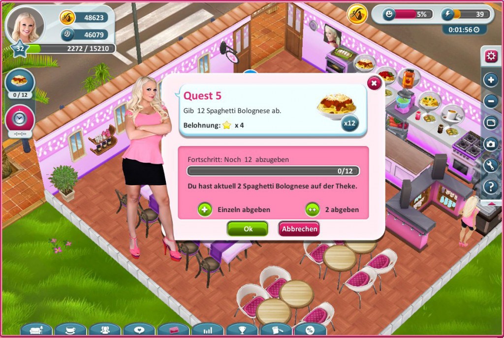 My Café Katzenberger spielen - Screenshot