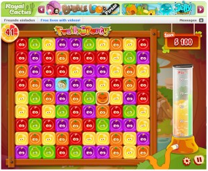 Fruits Party spielen - Spielfeld