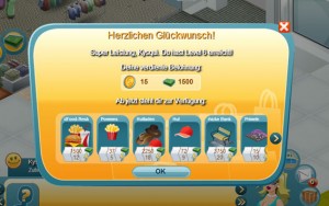 Arcard MallGame spielen - Level up
