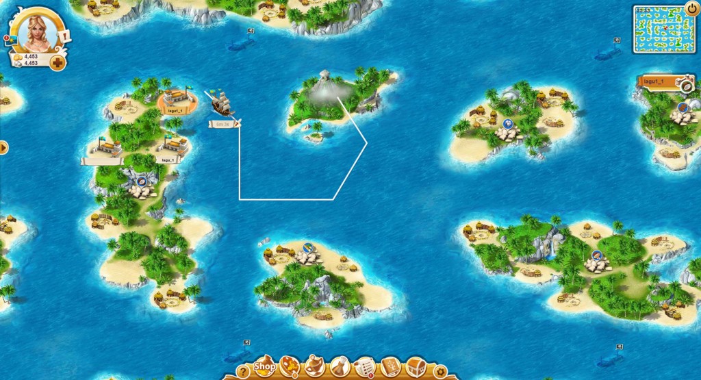 Battle of Crowns spielen - Inseln
