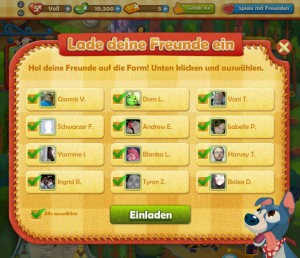 Farm Heroes Saga Freunde einladen