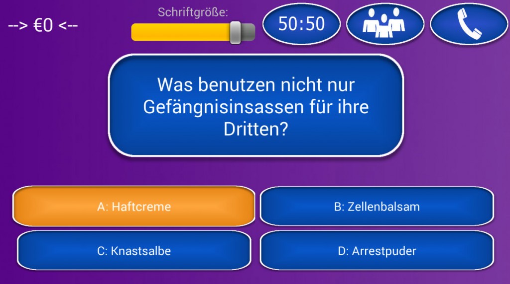 Wer wird Millionär 2014 spielen