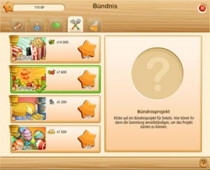 Goodgame Big Farm Herausforderungen Screen