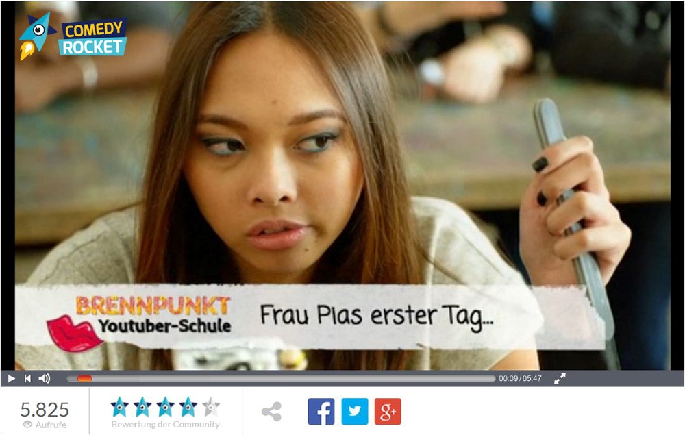 comedy rocket youtuber schule