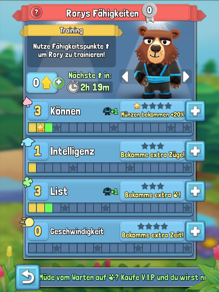 Bears vs. Art Fähigkeiten