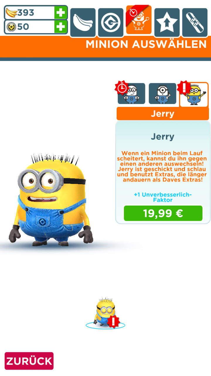 ich einfach unverbesserlich minion rush