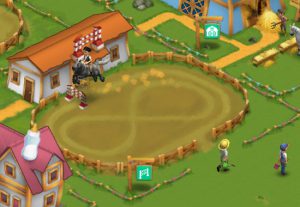 horse farm screen