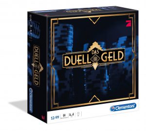 Das Duell um die Geld Brettspiel Clementoni