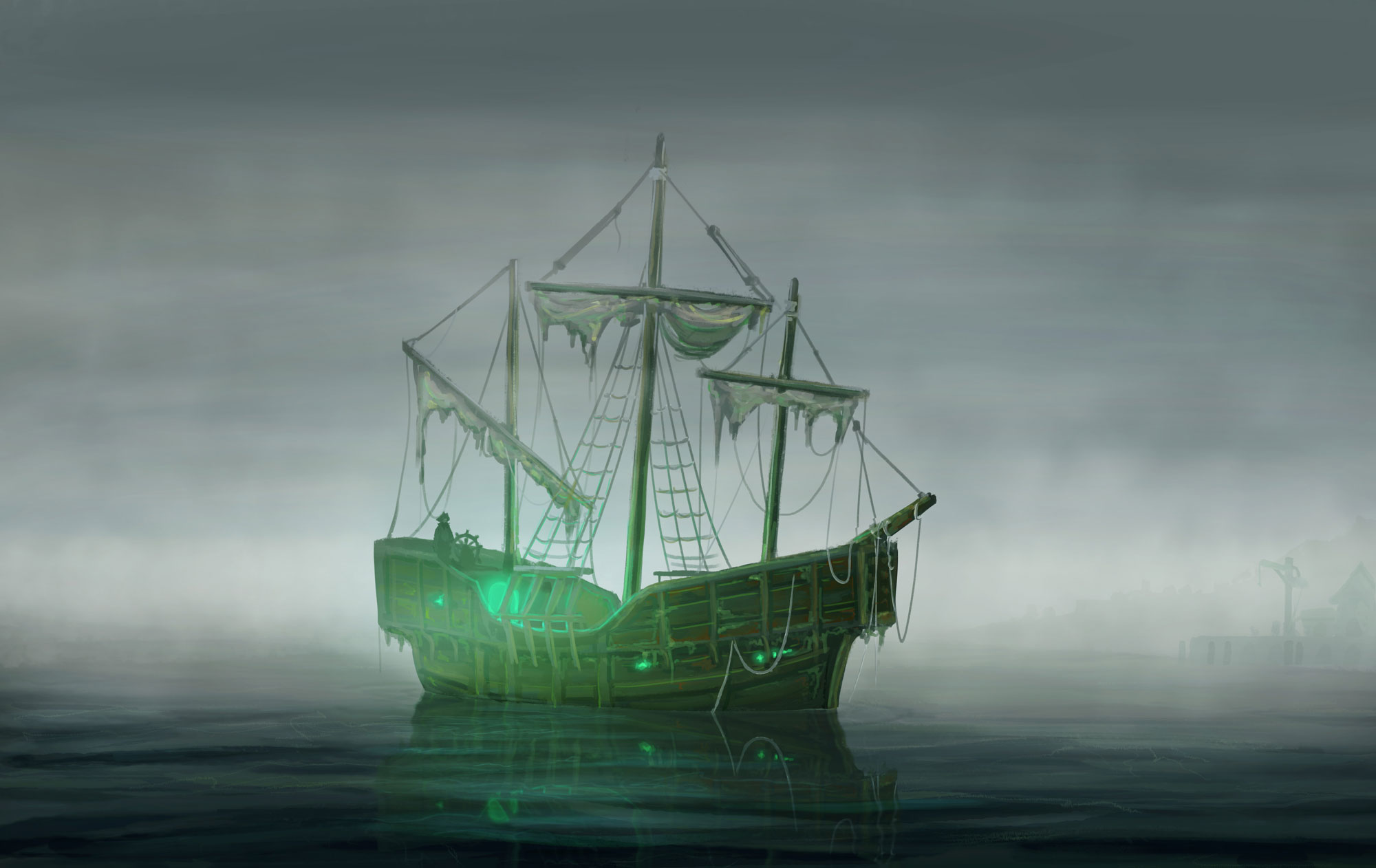 Anno Online Halloween Event mit Geisterschiff und Laterneninsel