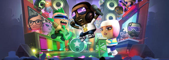 Band Stars spielen Titel