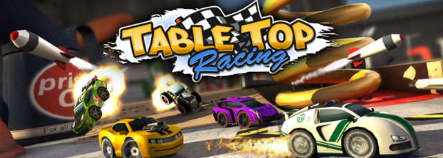 Table Top Racing spielen Titel