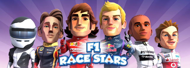 F1 Race Stars App spielen Titel