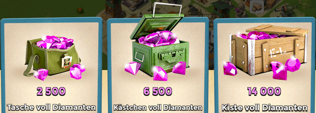 Boom Beach Diamanten Titel