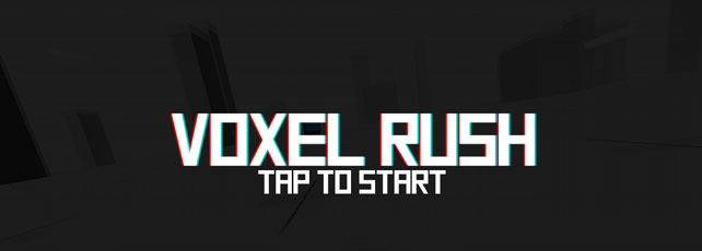 Voxel Rush 3D Header