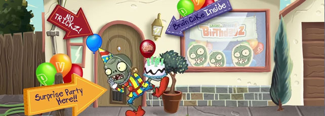 Plants vs. Zombies Geburtstag