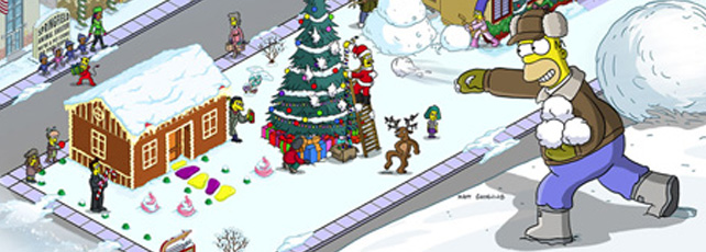 Simpsons Springfield Weihnachts-Event 2015