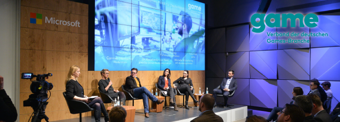 #gamechanger Diskussion im Atrium Berlin