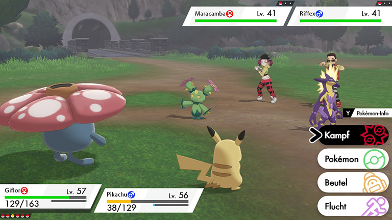 Pokémon Schwert und Schild Doppelkampf