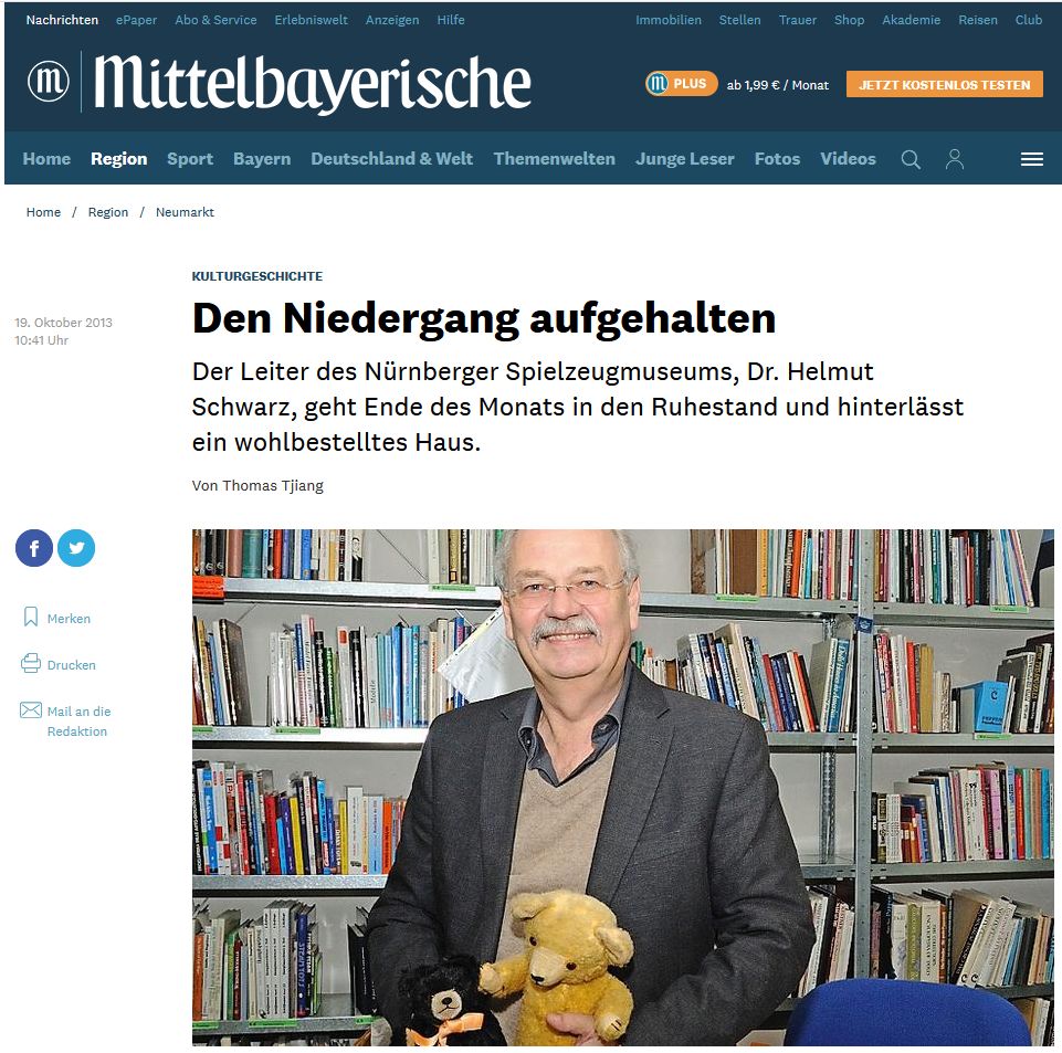 Helmut Schwarz 2013, Mittelbayerische