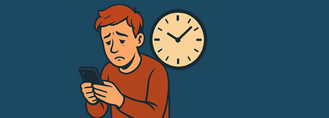 Smartphone als Zeitfresser