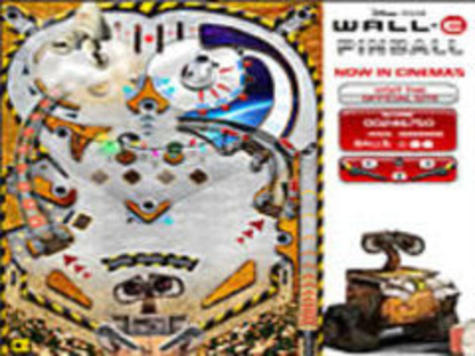 Wall E Pinball kostenlos online spielen auf Geschicklichkeitsspiele