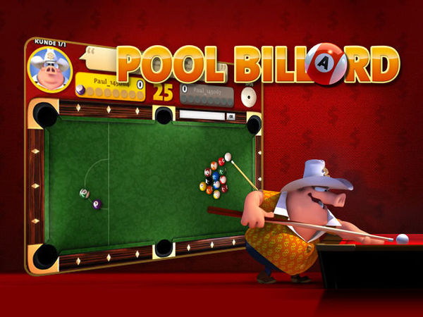 Bild zu Gesellschaft-Spiel Pool Billard