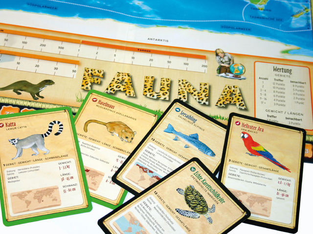 Fauna, Spiel, Anleitung und Bewertung auf Alle Brettspiele bei spielen.de