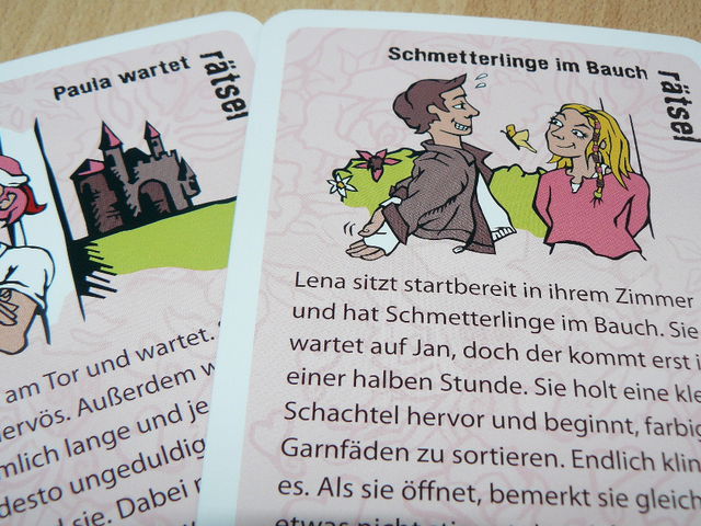 Pink Stories, Spiel, Anleitung und Bewertung auf Alle Brettspiele bei