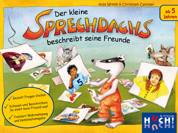 Bild zu Alle Brettspiele-Spiel Der kleine Sprechdachs beschreibt seine Freunde