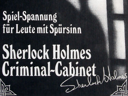 Sherlock Holmes Criminal-Cabinet