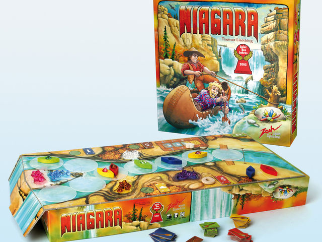 Niagara, Spiel, Anleitung und Bewertung auf Alle Brettspiele bei spielen.de