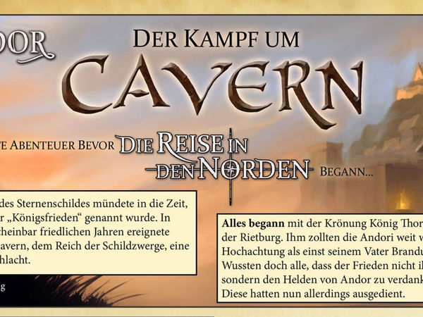 Bild zu Alle Brettspiele-Spiel Die Legenden von Andor: Der Kampf um Cavern