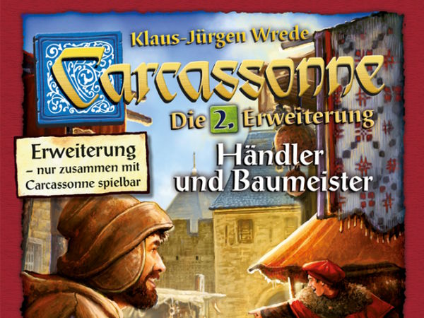 Bild zu Alle Brettspiele-Spiel Carcassonne: 2. Erweiterung - Händler & Baumeister