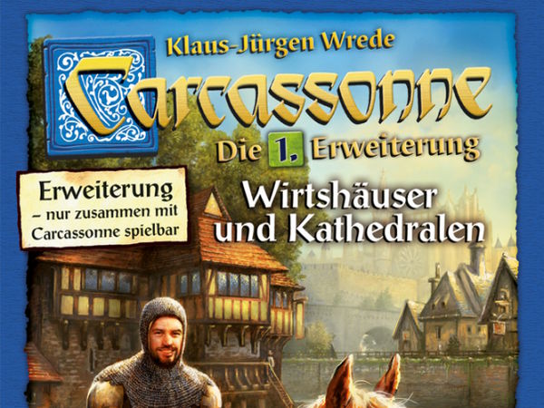 Bild zu Alle Brettspiele-Spiel Carcassonne: 1. Erweiterung - Wirtshäuser & Kathedralen