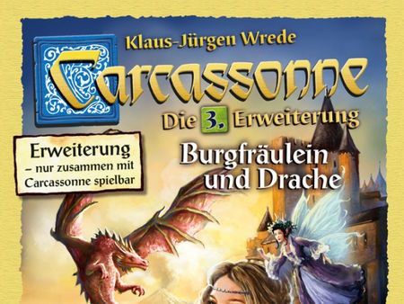 Carcassonne: 3. Erweiterung - Burgfräulein & Drache