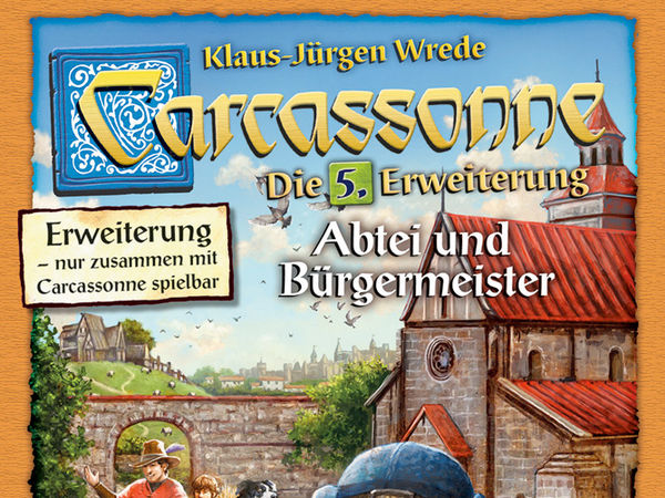 Bild zu Alle Brettspiele-Spiel Carcassonne: 5. Erweiterung - Abtei und Bürgermeister