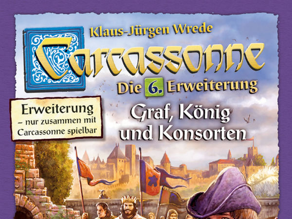 Bild zu Alle Brettspiele-Spiel Carcassonne: 6. Erweiterung - Graf, König und Konsorten