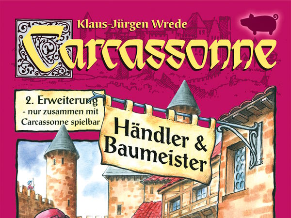 Bild zu Alle Brettspiele-Spiel Carcassonne: 8. Erweiterung - Brücken, Burgen und Basare