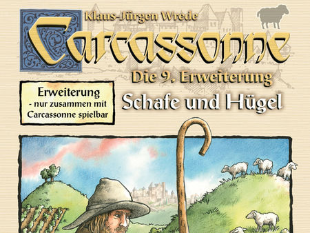 Carcassonne: 9. Erweiterung - Schafe und Hügel