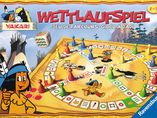 Bild zu Alle Brettspiele-Spiel Yakari Wettlaufspiel