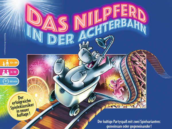 Bild zu Alle Brettspiele-Spiel Das Nilpferd in der Achterbahn