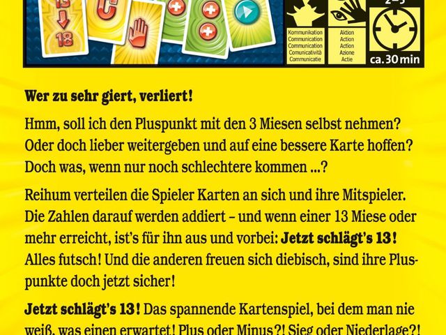 Jetzt schlägt's 13! Bild 1