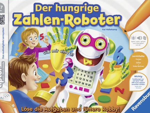 Bild zu Alle Brettspiele-Spiel Der hungrige Zahlen-Roboter