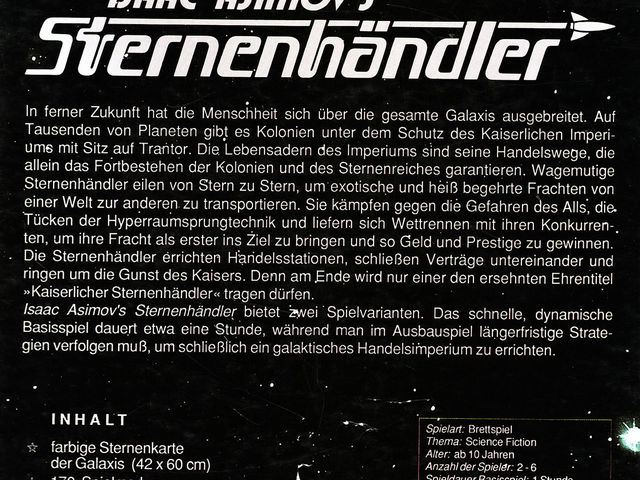 Isaac Asimov's Sternenhändler Bild 1